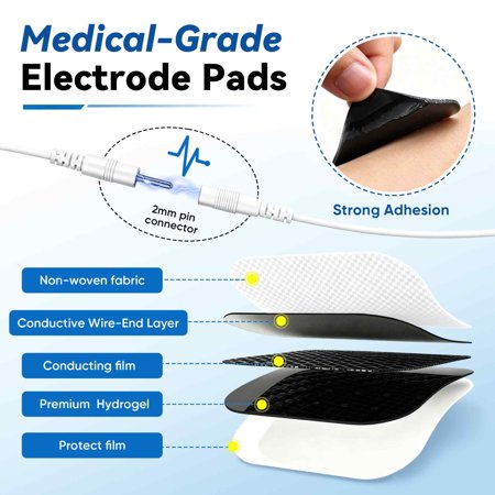 FRESHDEW Dual TENS Unit – Muscle Pain & Recovery Relief