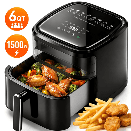 Freshdew 6Qt Air Fryer – Healthy Meals, Effortless Cooking