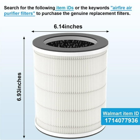 AIRFIRE HEPA Air Purifier – Fresh Air Up to 975 Sq.ft