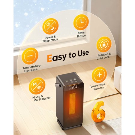 Smart WiFi Space Heater