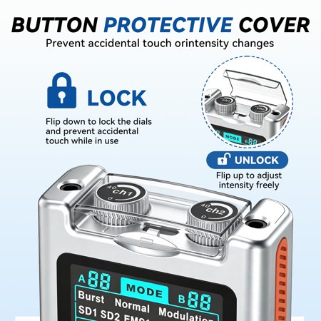 FRESHDEW Dual TENS Unit – Muscle Pain & Recovery Relief